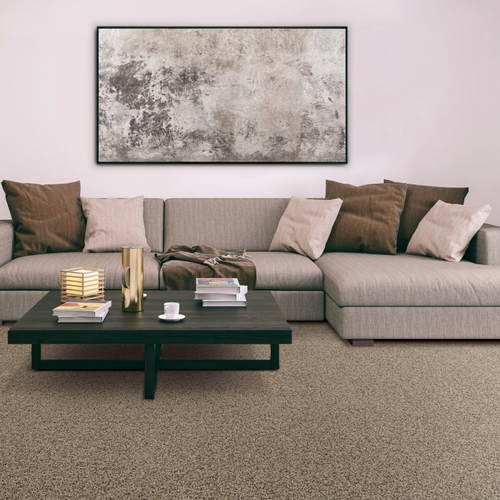 Living room with comfy carpet -  Bold Option - Dune