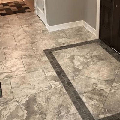 Tile flooring from Kluesner Flooring in Manchester, IA